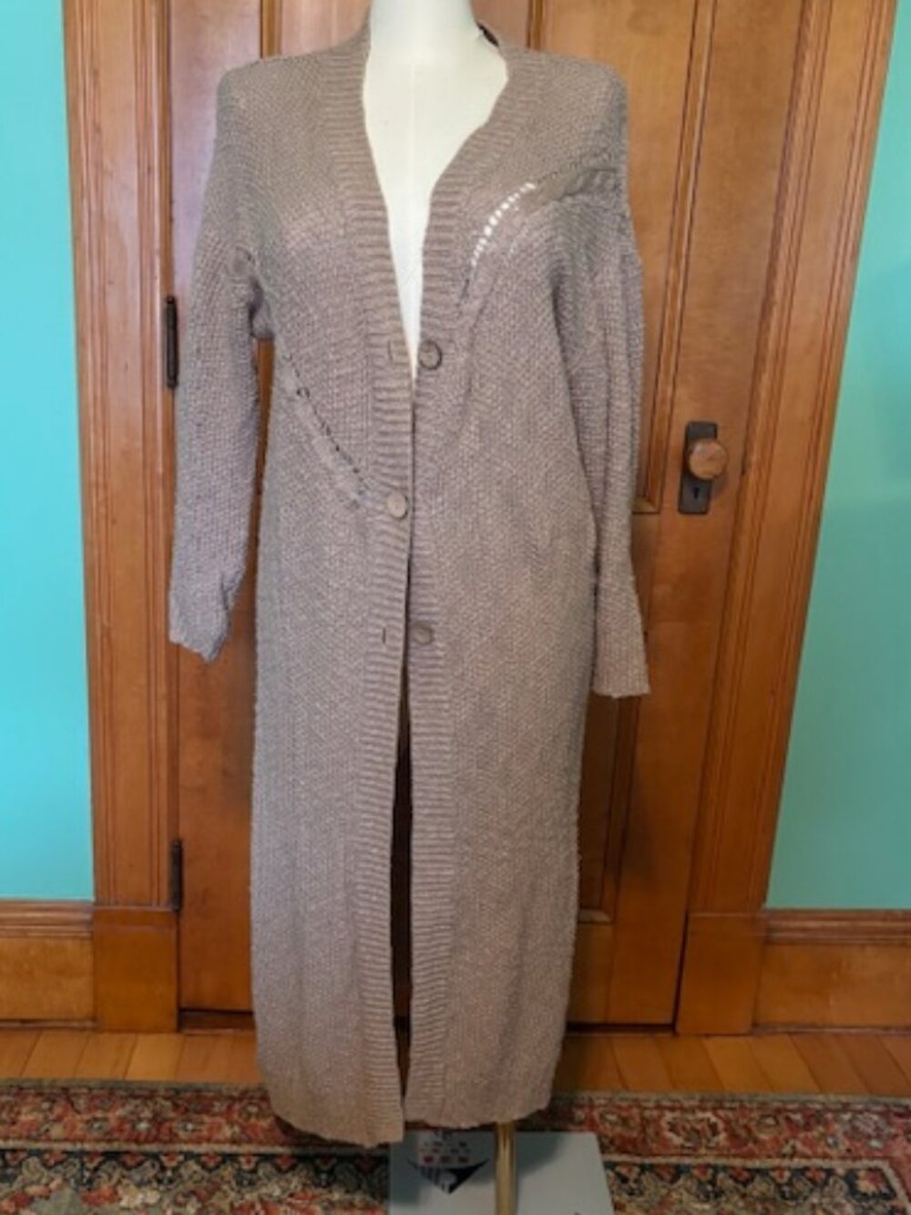 Natural Life Tan Cardigan; Size L/XL